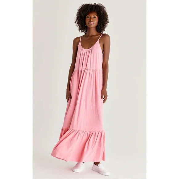 ‼️SOLD‼️Z Supply Pink Lido Maxi Dress - Retails for $120 - Picture 1 of 5